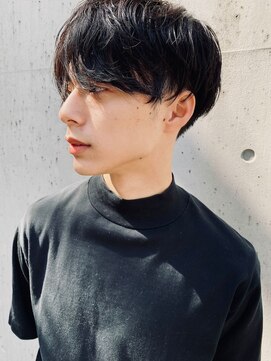 ガレージ バイ グリーン 原宿 表参道(Garage by green) 【loki】ツーブロック×センターパート