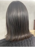 大人ミディ◎オリーブアッシュカラー