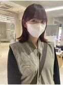 髪質改善トリートメント透明感ベージュカラーボブヘアセット豊橋