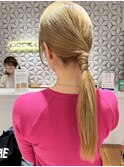 タイトアレンジ タイト仕上げ ヘアアレンジ