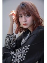 マイ ヘア デザイン 岡崎(MY hair design)&nbsp;前髪/マチルダボブ/ピンクベージュ/インナーグレージュ/岡崎