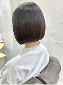 前下がりボブ ぱつっとボブ 髪質改善地毛風ストレート 飯田橋