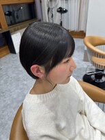 エムサロン 前橋川原(emusalon)&nbsp;セットなしでもまとまるショートヘア