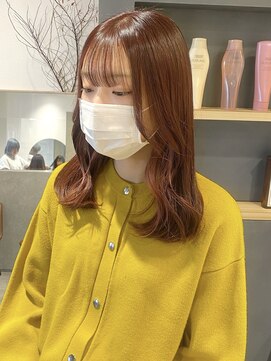 ラミエバイメルト 下北沢(lamie by melt) 花田/レッドブラウン/イメチェン/似合わせカット/ピンクカラー