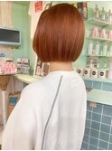 【Nao】ミニボブ×オレンジ