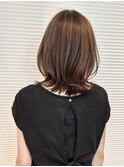 弱酸性ストレートでミディアムスタイルを楽チンに♪