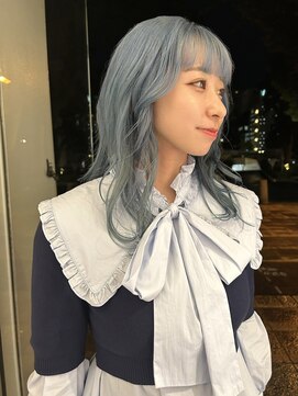ユルク(JURK nagoya) 【chiwa style】ハイトーン　ブルーカラー