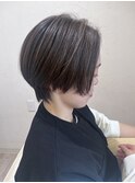 ハンサムショート×ハイライト