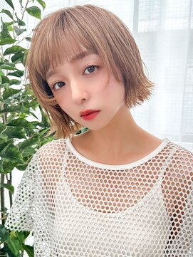 ラフィスヘアー アベリア 石山店(Lafith hair abelia) 【La fith】切りっぱなしボブ×レイヤーカット×ケアブリーチ