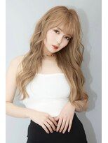 オズ 安積店(OZ) 黒髪ボブルフネビージュ小顔ワンレン