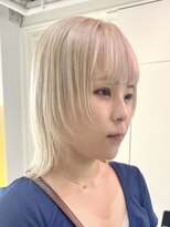 デート 下北沢(DATE)&nbsp;ダブルカラーミルクティーピンクベージュカラーハイトーンカラー