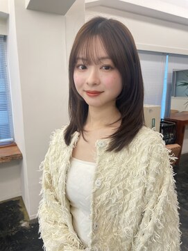 ガーランドギンザ(Garland Ginza) ミディアムレイヤー　水素カラー　オージュア