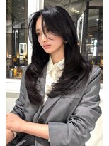 ランズ(LANDS)&nbsp;レイヤーカット 【韓国ヘア 大阪 梅田】