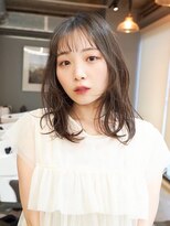 オルセン(OLSEN) ハイレイヤー/ミディアム・ロング/20代/顔周り/ブラウンベージュ