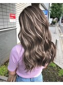 ハイライト/ロング/ブリーチ/白髪ぼかし