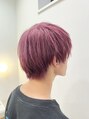 ワンバイワン(One×One) 暖色ピンクレッド！ブリーチ1回でできるカラーになります。