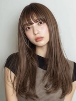 エダ 鎌倉(edA.) 小顔ロング＃髪質改善＃白髪ぼかし＃鎌倉＃40代＃グレージュ