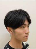 毛流れセンターパート