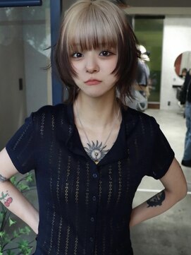 クペウ アエレ(cope'u aele) ボブ/ダブルカラー/ケアブリーチ/ブロンド/梅田/大阪