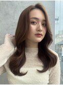 38ミリで巻く大人可愛い韓国風レイヤー
