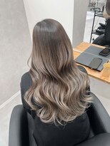 ワク 藤沢店(waku)&nbsp;グレージュ　ダブルカラー　ケアブリーチ