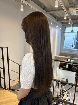 ヌープヘアーアイス(NUUP.hair ici) ★ブリーチなし透明感カラーオリーブヘーゼルベージュブラウン