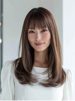 ハピネス クローバー 学園前店(Happiness CLOVER)&nbsp;大人髪質改善艶髪前髪あり、ブリーチなし透明感40代、50代、主婦