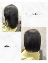 チャンドット(chan.)&nbsp;≪お客様スタイル≫ 縮毛矯正ボブスタイル