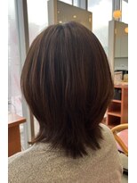 ぼぶいずむ by bob&nbsp;外ハネふんわりミディアムスタイル