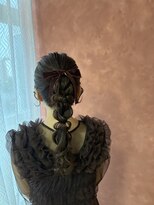 ヘアセット専門サロン by OKINAWA WATABE WEDDING 北谷店&nbsp;編みおろし