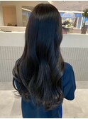 桑名ロングレイヤーカットハッシュカット透明感カラー重めロング