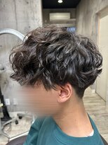 リヤン(Lien)&nbsp;刈り上げマッシュパーマ【駿河区／美容室／メンズ／パーマ】