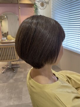 アットティー 金沢八景(at tee...) 大人ショート×脱白髪染めメンテナンスカラー