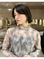 メゾンマイル 恵比寿(maison mile)&nbsp;オリーブグレージュ/透明感カラー/レイヤーカット/恵比寿