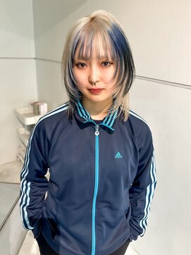 キオク(KIOX) ブルーカラー/デザインカラー/ケアブリーチ/ブリーチ/名古屋/栄