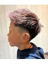シータ 坂戸北口店(THETA) ピンクハイライト×ジェットモヒカン