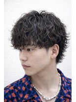 オールバーバー(OR BARBER)&nbsp;メンズ　理容室　波巻きパーマ　波打ちパーマ