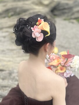 ワァームブライダル(Wa-fam Bridal) アップヘア〈ヘアメイク/馬車道/みなとみらい/桜木町〉
