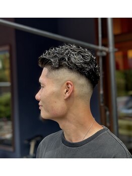バーバー アカダマの写真/時短でオシャレに★爽やか/アンニュイ/ワイルド/濡れパンで、貴方に似合うパーマを提案するから男前度UP