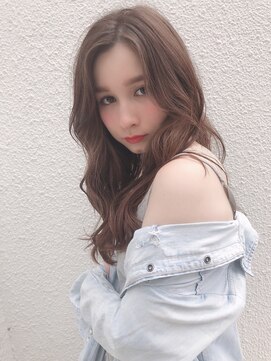 チョビー 銀座(chobii) グレージュ ルーズパーマ トレンド 抜け感 高柳