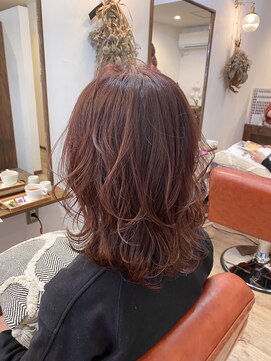 ヴェルム ヘア デザイン(Velum.HAIR DESIGN) 艶々ピンクブラウン