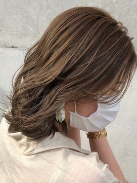 ビーチ(BEACH) 【BEACH/チナツ】ハイライトベージュ＿デザインカラー