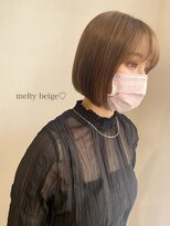 スティル ヘアアンドアイラッシュ(STILL hair&eyelash)&nbsp;【STILLが叶える‥】ミルキーベージュ☆パツンとボブ