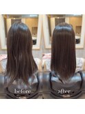 『髪質改善』ストレートエステ（縮毛矯正）（リタッチ可）