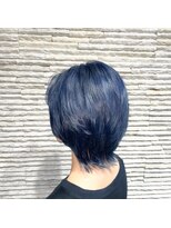 ビス ヘア アンド ビューティー 西新井店(Vis Hair＆Beauty) ネイビー/ブルー/ネイビーブルー/韓国風/ウルフカット