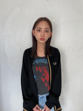 ルーム(Loom.) 切りっぱなしタイトストレート