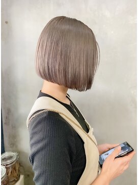 シェーン 仙台駅広瀬通店(schon) ボブ×ミルクティーベージュ