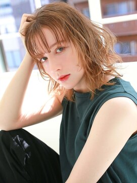 ラフィスヘアーシェア 野田阪神店(La fith hair share) 【La fith】ミルクティアッシュ×くびれヘア