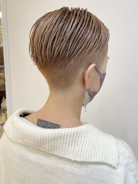 モリオ フロム ロンドン 大宮2号店(morio from London) 【morio大宮2号店／米村】刈り上げハイトーンショート