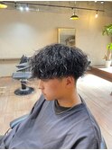 沖縄メンズツイストスパイラルパーマ